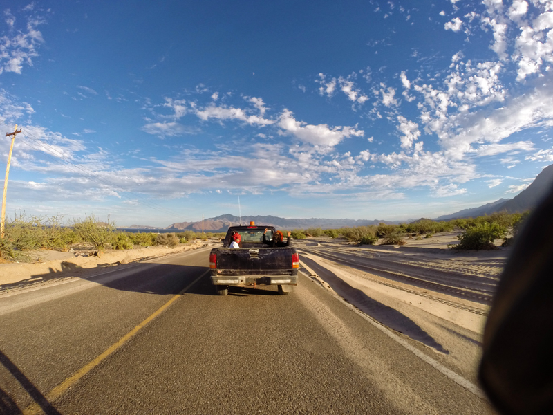 Illustration for article titled Riding Across Baja At Night